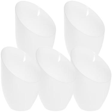 Imagem de Gadpiparty 5 peças de substituição de abajur de plástico, capa de abajur em ferradura, capas de luz de chão brancas para acessórios de iluminação de escritório e quarto