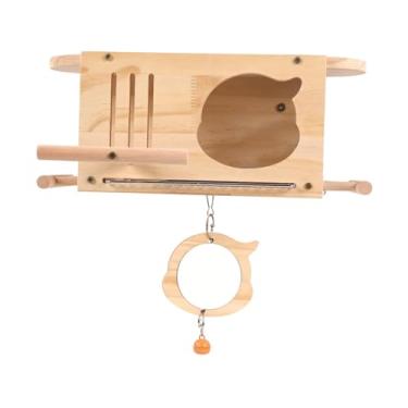 Imagem de Generic Casinha de rede suspensa para pássaros, casinha para gaiola de pássaros, local protegido e quente, acessório para animais de estimação, acessórios