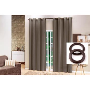 Imagem de Cortina Pvc 2 Partes 100% blackout Para Sala ou Quarto, Cozinha - FILO