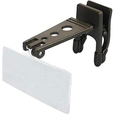 Imagem de uhyOHF Lupa de faixa de cabeça, lupa iluminada para montagem na cabeça, lupa para joalheiro profissional, suporte de luz e faixa de cabeça são intercambiáveis para leitura de joias (