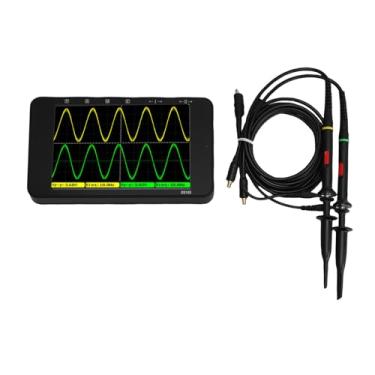 Imagem de Garosa Osciloscópio Digital Portátil de Largura de Banda de 50 MHz Com Tela IPS de 3,5 Polegadas de Alta Taxa de Amostragem Osciloscópio Portátil de Canal Duplo para Testes Elétricos e Educação