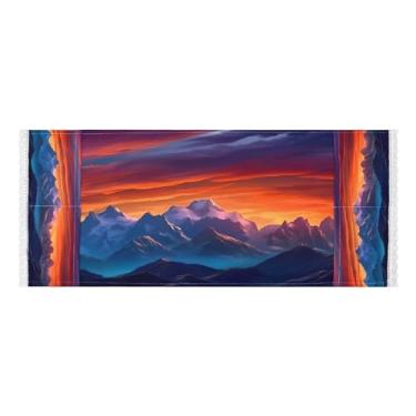 Imagem de Wassud Montanha de pintura a óleo (2) capas de lavadora e secadora, protetor de lavadora com sacos de armazenamento, capa de geladeira à prova de poeira com bolsos para lavanderia doméstica, cozinha