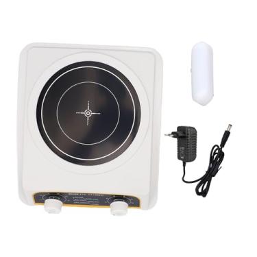 Imagem de AUNMAS Misturador Magnético Com Barra de Agitação, Capacidade de 1000ml 150 a 2200PRM Agitação de 1 a 30 Minutos Temporizador Controle de Velocidade Contínuo Agitador Magnético (Plugue UE 100-240 V)