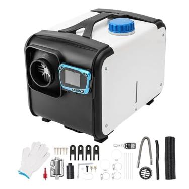 Imagem de Aquecedor diesel 2KW 12V aquecedor de estacionamento diesel, controle remoto aquecedor de temperatura constante com silenciador visor LCD aquecedor de ar diesel para carro, caminhão, barco, ônibus