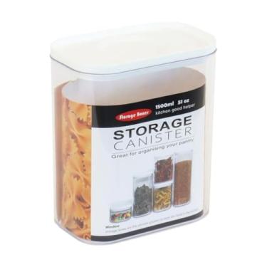 Imagem de Pote Hermético a Vácuo 1,5L em Plástico PP – Conservação Prolongada, Livre de Oxidação, Ideal para Organizadores de Despensa e Cozinha