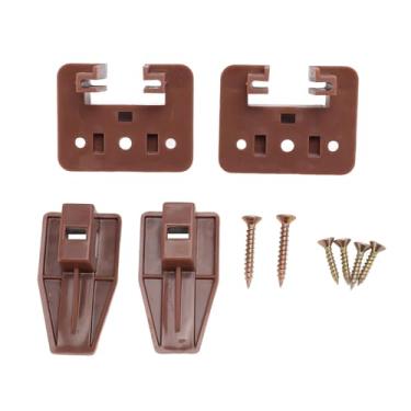 Imagem de GLOGLOW 10 Pacotes de Guias e Deslizadores de Trilhos de Gaveta, Peças de Reposição de Corrediça de Plástico para de Gaveta de Móveis, Fácil Instalação Diy, Hardware Doméstico