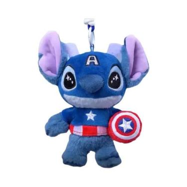 Imagem de Chaveiro De Pelúcia Stitch Cosbi Caixa Surpresa Thor Homem De Ferro Ho