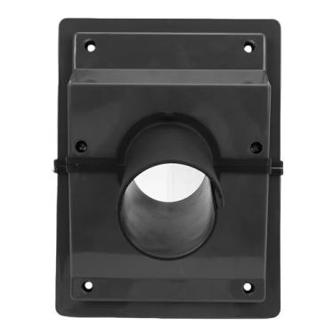 Imagem de aqxreight Kit de Cobertura de Linha de Parede HVAC Com Acabamento Polido Split AC para Sistemas de Ar Condicionado Interno e Externo Com Diâmetro Interno de Tubo de 2,36 Polegadas (GREY)