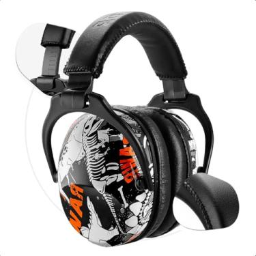 Imagem de NAUTILUS OCEAN - Abafador de Ruídos para Autismo Dobrável Azul – Protetor de Ouvido com Redução de 22dB para Conforto Sensorial Infantil e Adulto (Dinossauro)