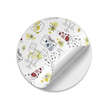 Imagem de Ladrilho Decorativo de Cerâmica Com Estampa de Ano Novo Para Festa