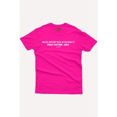 Imagem de Camiseta Nerd Chic English M.. Do you Speek it? Pulp Fiction Nerd-Unissex