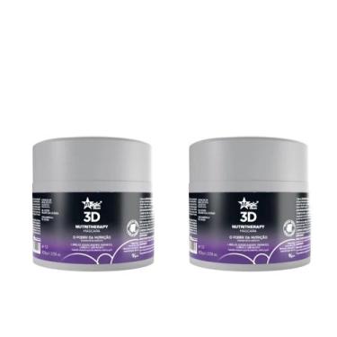 Imagem de Kit c/2 mascara magic color 3d nutritherapy 300g