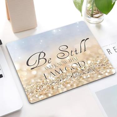 Imagem de Mouse pad base antiderrapante, base de proteção de mesa para escritório/casa/jogos/26 x 21 x 0,3 cm (I am God)