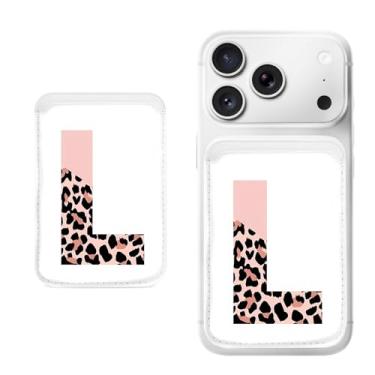 Imagem de Suporte magnético para iPhone, carteira fina de couro PU, capa para cartão, capa traseira para cartão, acessório de telefone fofo