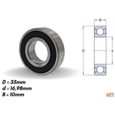 Imagem de Rolamento do alternador Universal Máquinas Agrícolas a - IKRO