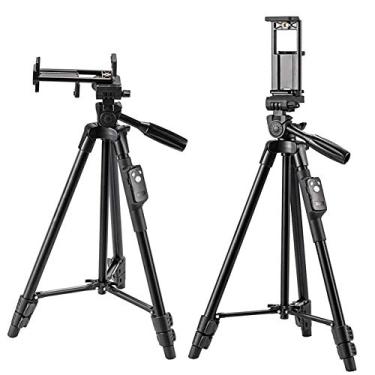 Imagem de Generic Suporte de tripé Ajustável, Braçadeira de Montagem, Suporte para Câmera de Tablet de Celular, Segurança Garantida, Adequado para Vários, 70g Leve, Cor Preta, 1 (Preto)