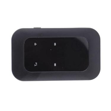 Imagem de Luqeeg 4G WiFi Portátil, Cartão de Tempo de Espera Longo Inserido Roteador WiFi 4G Preto para Exterior para Carro