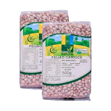 Imagem de Kit 2X: Feijão Carioca Orgânico Coopernatural 500g