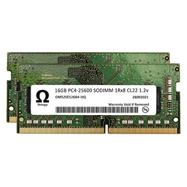 Imagem de Omega 32 GB (2 x 16 GB) compatível com Dell Alienware, G-Series, Inspiron, Latitude, Optiplex, Precision, Vostro e XPS DDR4 3200MHz PC4-25600 SODIMM 1Rx8 CL22 1.2v Atualização P/N: SNP1CXP8C/16G