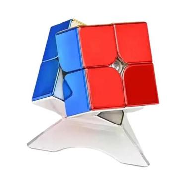 Imagem de Cubo Mágico Magnético 3X3 Profissional SengSo Metal Sem Adesivos Brinq