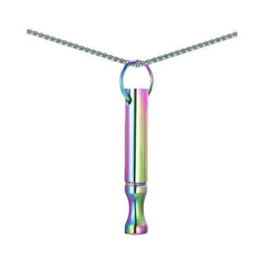 Imagem de Colar De Respiração Mindfulness Em Aço Inoxidável, Pingente Para Alívi