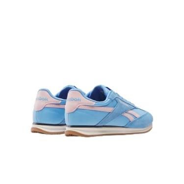 Imagem de Reebok Tênis feminino World 70, Azul/Rosa/Branco, 35