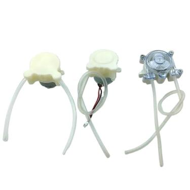 Imagem de 1 bomba micro peristáltica de 5 V, 6 V, 12 V, mini motor de engrenagem, bomba de água líquida de compressão para bomba de amostragem de tinta de laboratório (A)