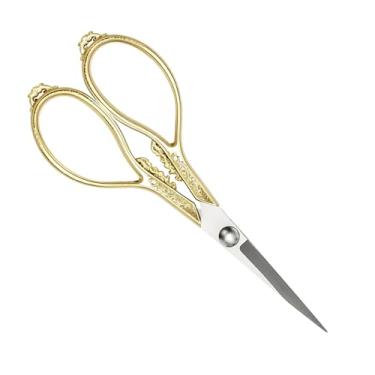 Imagem de Tesoura de bordado de aço inoxidável, lâmina afiada, multiuso, escritório, casa, escola, tecido de costura, material de artesanato