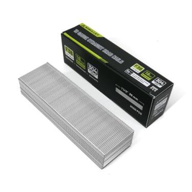 Imagem de BZBULLET Pregos Brad de aço inoxidável calibre 18, pregos Brad 18GA de 3,5 cm, pregos de aço inoxidável 304 com acabamento pequeno para pistola pneumática e elétrica (2.000 unidades)