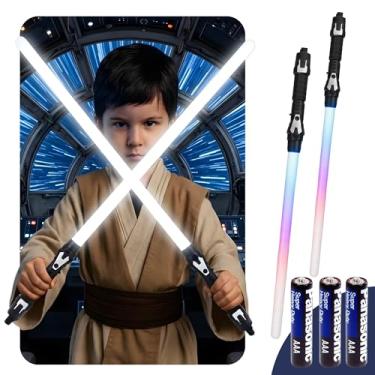 Imagem de Espada Brinquedo Sabre de Luz Star Guardian Espacial + Pilhas C/Luz E Som