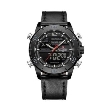 Imagem de Relógio De Luxo Masculino Esportivo Quartz NAVIFORCE Digital Militar C