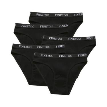 Imagem de Conjunto De Calcinhas De Algodão Femininas Sexy Confortáveis Com Estam