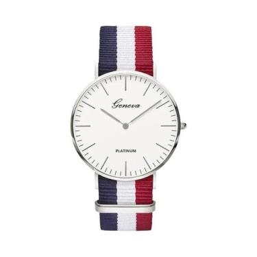 Imagem de Relógio Esportivo Ultra Slim Masculino Marca Top Pulseira De Nylon Rel