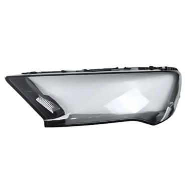 Imagem de Compatível com audi q7 2020 2021 2022 frente farol transparente capa sombra do carro escudo abajur lente de vidro(Left)