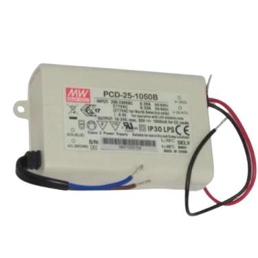 Imagem de PCD-25-1050B Fonte Driver Para LED 25,2W 180 a 295VCA 16 a 14V/1050MA 