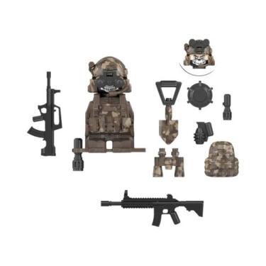 Imagem de Blocos De Montar Militares SWAT Forças Especiais Soldado Comando Políc