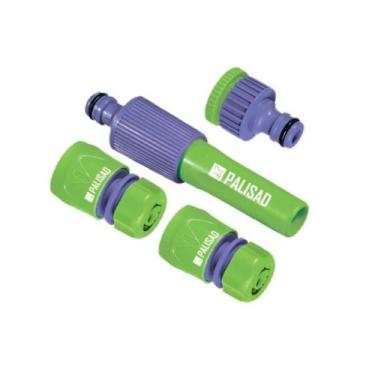 Imagem de Jogo de Conectores Engate Rápido Palisad Para Mangueira 1/2 Com 4 Peça