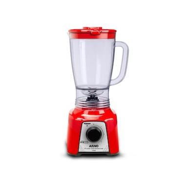 Imagem de Liquidificador Arno Power Mix Essential Vermelho 700W 3 Velocidades Copo 2,4L Lâminas Afiadas