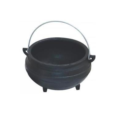 Imagem de Panela Tripé De Ferro Fundido Sem Tampa - Capacidade 3 Lt - Rig Fundid