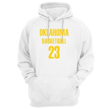 Imagem de Blusa Moletom Capuz Basquete Oklahoma Basketball número 23 - Loja Clic
