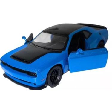 Imagem de MIniatura carrinho Dodge Challenger SRT 2023 Demon 170 em metal - abre