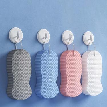 Imagem de Esponja de chuveiro | Esfregão corporal para banho | 4 peças esfregão de limpeza para adultos, mulheres, homens, meninos, meninas, amigos, família