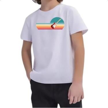 Imagem de Camiseta Infantil Guitarra Espiral Sunset Art - Alearts, 10