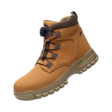 Imagem de Botas De Trabalho Masculinas Impermeáveis Com Biqueira De Aço, Anti-Im