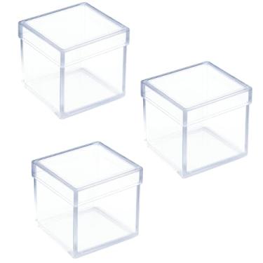 Imagem de Kit Caixinhas Acrílicas 5x5cm 10/20/30/40/50 Unidades | Aniversário Lembrancinhas Doces(30)