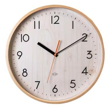 Imagem de URGDWEKJY Relógio de parede de tronco, relógio de parede, sala de estar, casa, pendurar na parede, sem perfuração, silencioso, moderno, quartzo, relógio