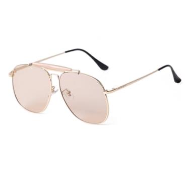 Imagem de Óculos de Sol Vintage com Armação de Metal, Tendência Retrô, Unissex, Feminino, Óculos de Grau Masculinos, Proteção UV(2)