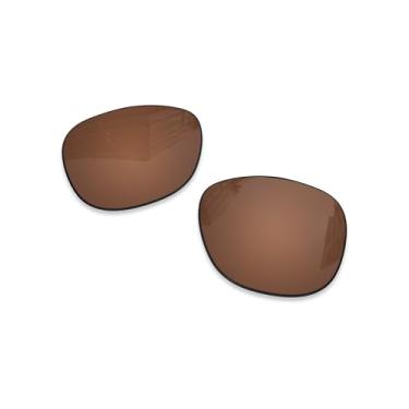 Imagem de LenzReborn Lentes de reposição polarizadas de 1,6 mm para óculos de sol RayBan Meta Wayfarer RW4008 53 mm, proteção UV - Mais opções, Marrom âmbar - polarizado, One Size