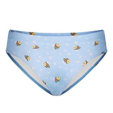 Imagem de Calcinha Biquíni Selene Praia Infantil - Azul 6, Azul, 6