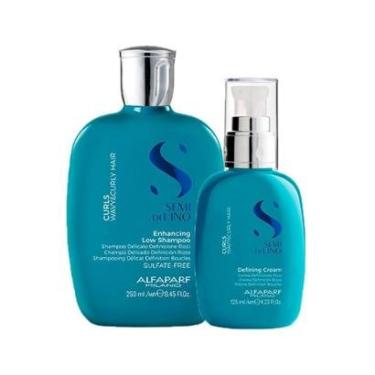 Imagem de Kit Alfaparf Milano Professional Semi Di Lino Curls - Shampoo e Creme-Unissex